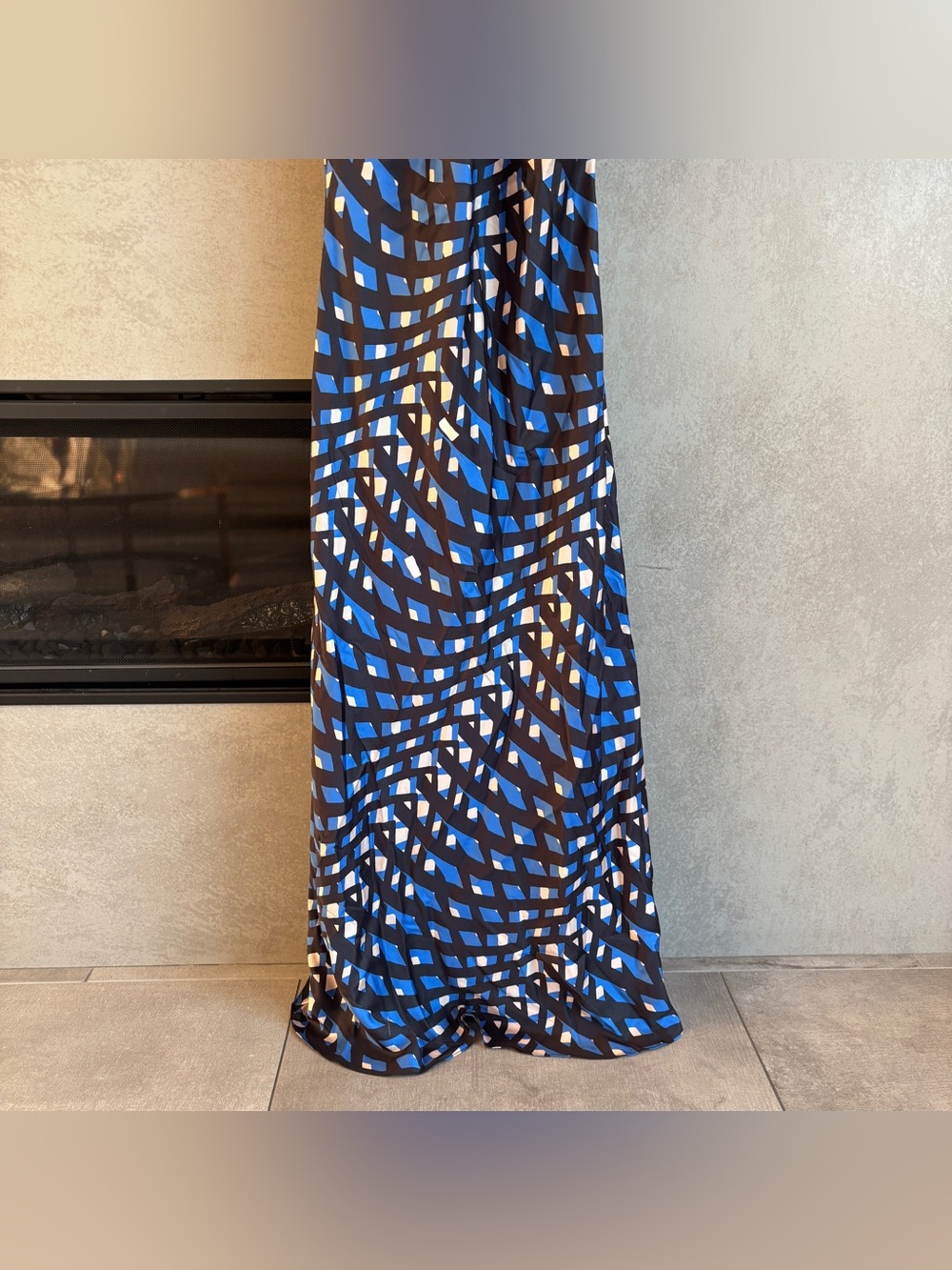 STAUD CUBISM DRESS - ARGYLE BLACK, SIZE L - Picture 8 of 16